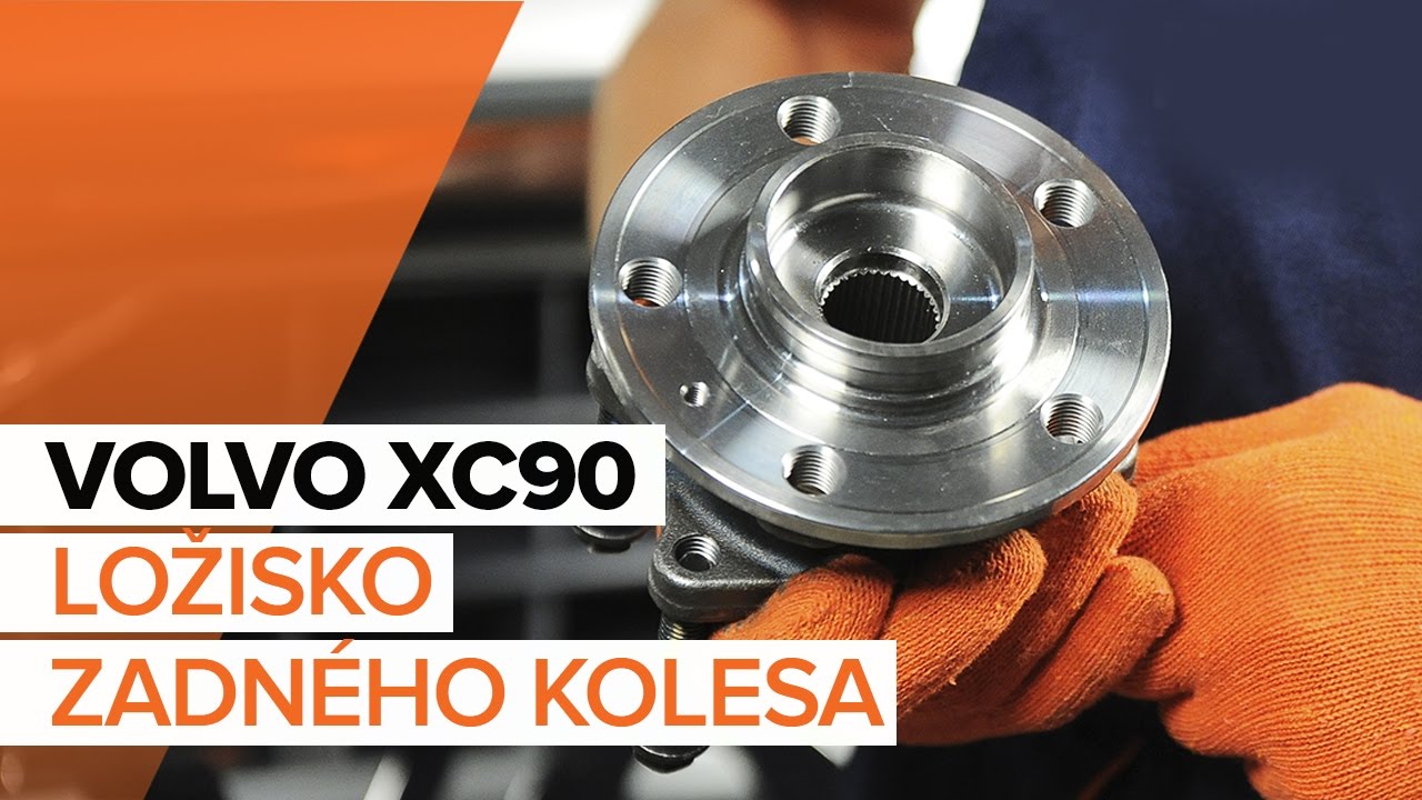 Ako vymeniť zadné ložisko kolesa na Volvo XC90 1 – návod na výmenu
