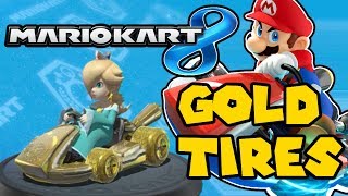 UNLOCKED GOLD TIRES Mario Kart 8 Time Trials Challenge Ghost Data
