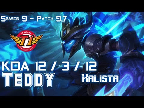 SKT T1 Teddy KALISTA vs CASSIOPEIA ADC - Patch 9.7 KR Ranked