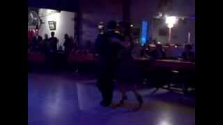 Fernando Carrasco & Jimena Hoeffner @ Milonga 10 ~ D'arienzo "Mi dolor" Sep 18 2013
