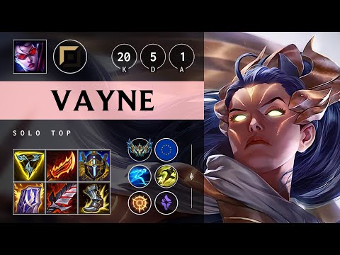 Vayne Top vs Mordekaiser - EUW Challenger Patch 25.17