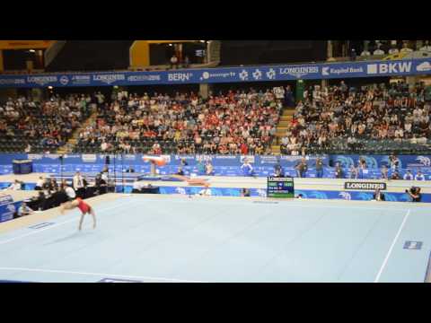 Championnats d'Europe Senior 2016 - Luka van den Keybus - sol (qualifications)