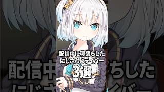 配信中に寝落ちしたにじさんじライバー【葛葉 / ルンルン / アルスアルマル】