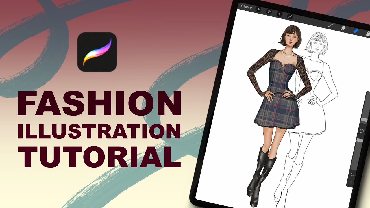 How to Create a Fashion Illustration in Procreate (Step-by-Step Procreate Tutorial)