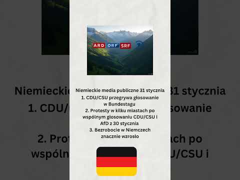 Niemieckie media publiczne 31 stycznia