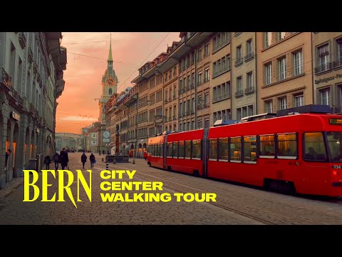 Cozy Winter Walk in Bern, Switzerland 4K
