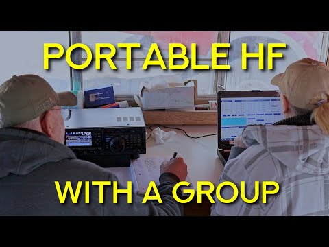 Portable RADIO operating with a group | K7SW ham radio