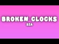 SZA Broken Clocks Lyrics