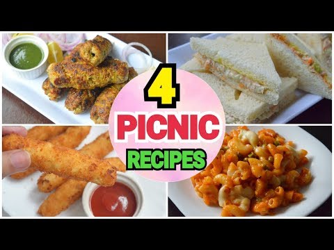 PICNIC & TRAVELING SNACKS by (YES I CAN COOK) #PicnicSnacks #TravelingRecipes #EasySnacks