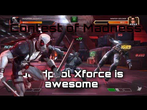 Rank 5 5* Deadpool Xforce - Pre-Buff - Full Synergy is Kinda Decent! - marvel multiverse of madness