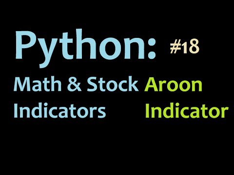 Python Graphing The Aroon Indicator in Matplotlib Mathematics and stock indicators 18