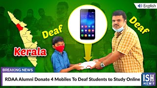 RDAA Alumni Donate 4 Mobiles To Deaf Students to Study Online
