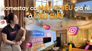 Đi homestay theo điều khiển của instagram - Tổng hợp homestay có máy chiếu giá rẻ quận Cầu Giấy