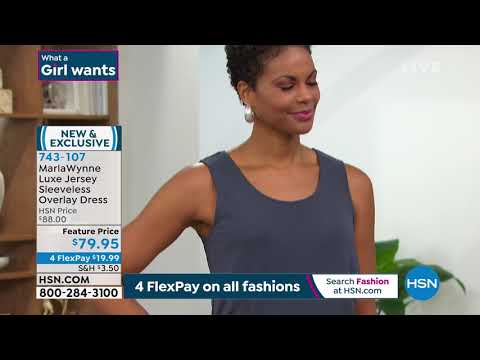 MarlaWynne Luxe Jersey Sleeveless Overlay Dress