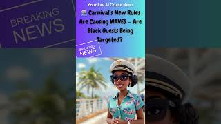 🚢 Carnival’s New Rules Are Causing WAVES — Are Black Guests Being Targeted? 🎭 #cruiseline