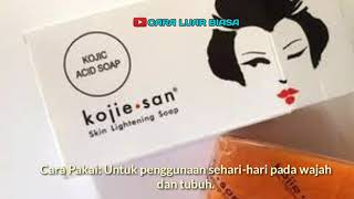 Download lagu Wow Luar Biasa!! Inilah Manfaat Sabun Pemutih Wajah dan Badan Kojie San mp3