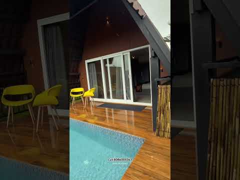 A- frame private pool villa at Wayanad ￼| Resorts in Wayanad | call: 8139851006