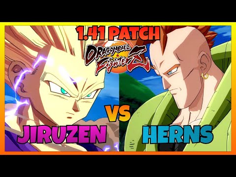 DBFZ 1.41 - JIRUZEN vs HERNS gameplays (Teen Gohan, GT Goku, Android 21 vs A. 16, Cell, Z Broly)