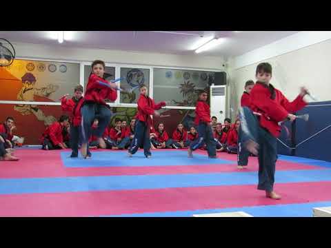 Spata Demo Team Nunchakus Demostration Hellas 13 02 2019