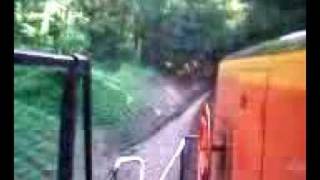 preview picture of video 'Train entering a tunnel just outside Birmingham, AL'