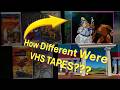 Comparing 5 Disney Animated Movies On VHS To The Disney Version