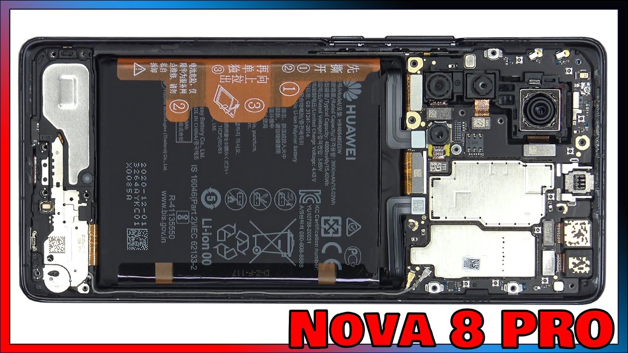 HUAWEI Nova 8 PRO 5G Disassembly Teardown Repair Video Review