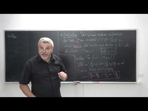 AVIM Cours 12 - Forme différentielle fermée et exacte.