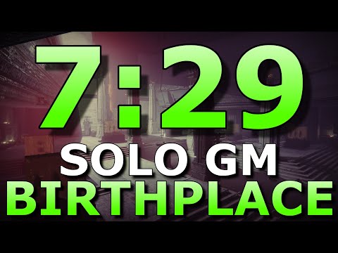 SOLO Birthplace of The Vile Grandmaster in 7 Mins! (7:29 Plat, WR)