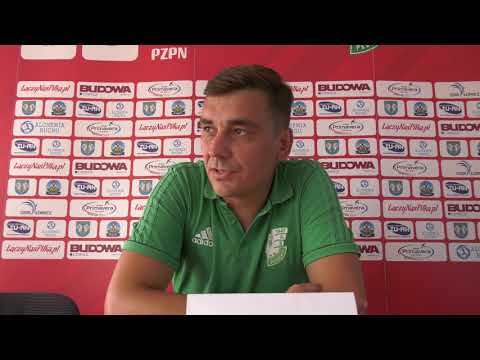 2019.09.01 Pelikan Łowicz - Sokół Aleksandrów Łódzki  - konferencja pomeczowa