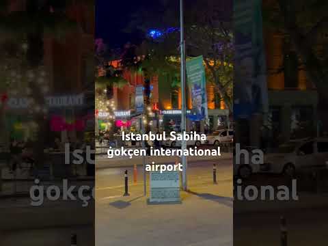 Landing in  Istanbul sabiha ġokçen international airport