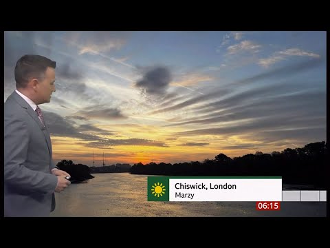 Weather images - morning, coronation and pollen (at the end) (UK) - BBC - 4th May 2023 (a)