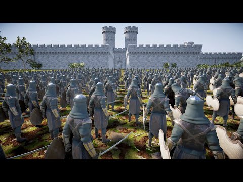 Persians Lay Siege to British Castle | Ultimate Epic Battle Simulator 2