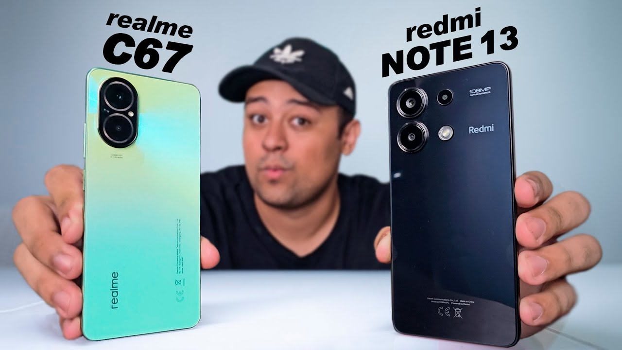 realme C67 vs Redmi Note 13 - Qual é MELHOR em 2024??