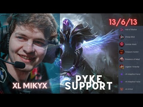 How to stomps the lane with Pyke Support feat. Mikyx
