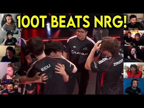 Valorant Streamers Reacts To 100T Dominant Win Against NRG In VCT