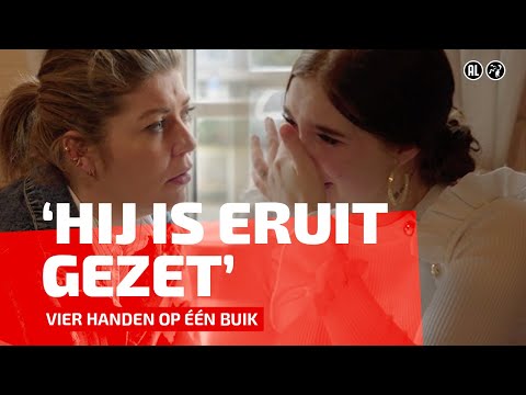 Pauline Wingelaar troost jonge moeder Esmee na uitgaan relatie | Vier Handen op Eén Buik