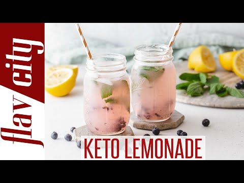 How To Make Sugar Free Lemonade - Diabetic & Keto Friendly