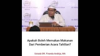 Download lagu Apakah Boleh Memakan Makanan Dari Pemberian Acara Tahlilan? mp3