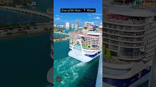 World largest cruise - Icon of the seas departing from world’s largest port - Port of Miami #cruises