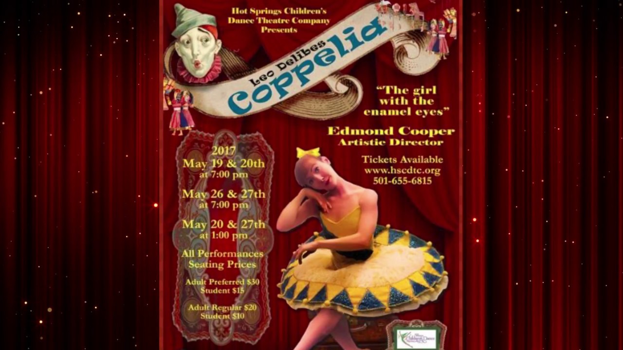 Hot Springs Children's Dance Theatre - Coppelia Promo