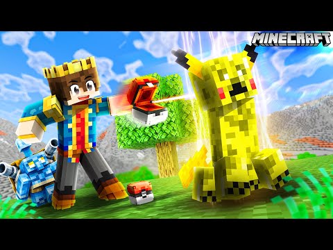 MINECRAFT BUT YOU CAN CATCH MOBS AS POKEMON !!