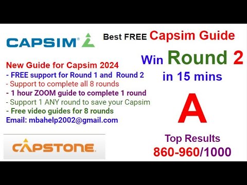 Capsim Guide [Capstone 2024] How to Save a Company from Round 2 - Capsim Round 2 (IBU)