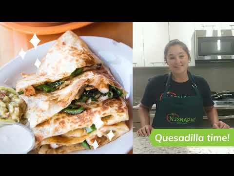 NJ SNAP-Ed Wellness Wednesday: Black Bean and Veggie Quesadilla