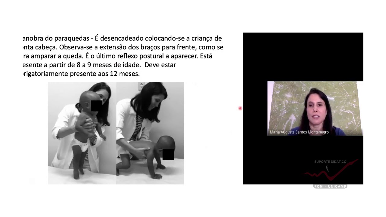 Neurologia FCM UNICAMP - Profª Drª Maria Augusta Santos Montenegro -  Exame Neurológico na Infância
