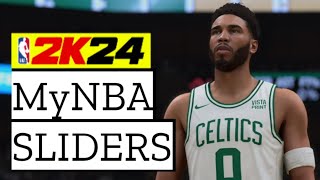 Mike Lowe NBA 2K24 MyNBA Sliders