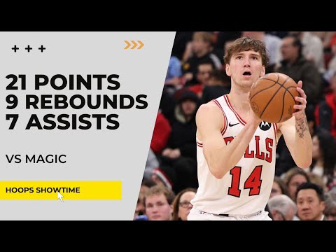 Matas Buzelis 21 Points, 9 Rebs, 7 Assists vs Magic I 25-26 NBA Season