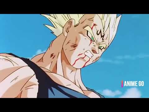 Goku ssj2 vs Majin Vegeta Full Fight Eng Sub