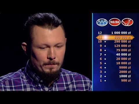 To było pytanie za milion złotych! [Milionerzy]