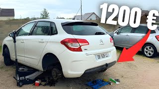 L’acheteur me ramène la Citroen C4 a 1200 € ..