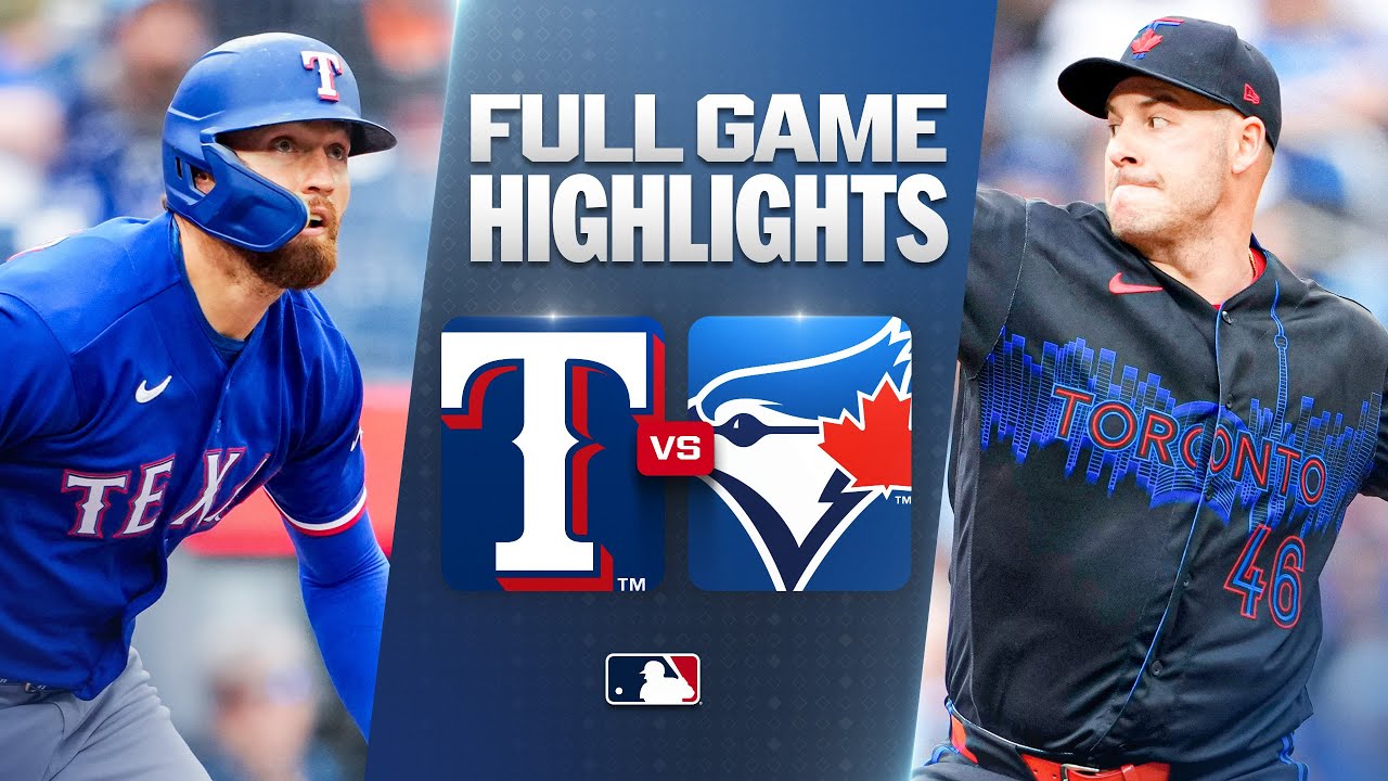 6월27일 텍사스 토론토 MLB 하이라이트
